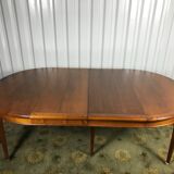 Louis XVI dining room table - 3 cherry extensions
