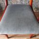 Rare - Set of 4 Louis Philippe/restoration style chairs with medallion - Colour blue / cherry wood
