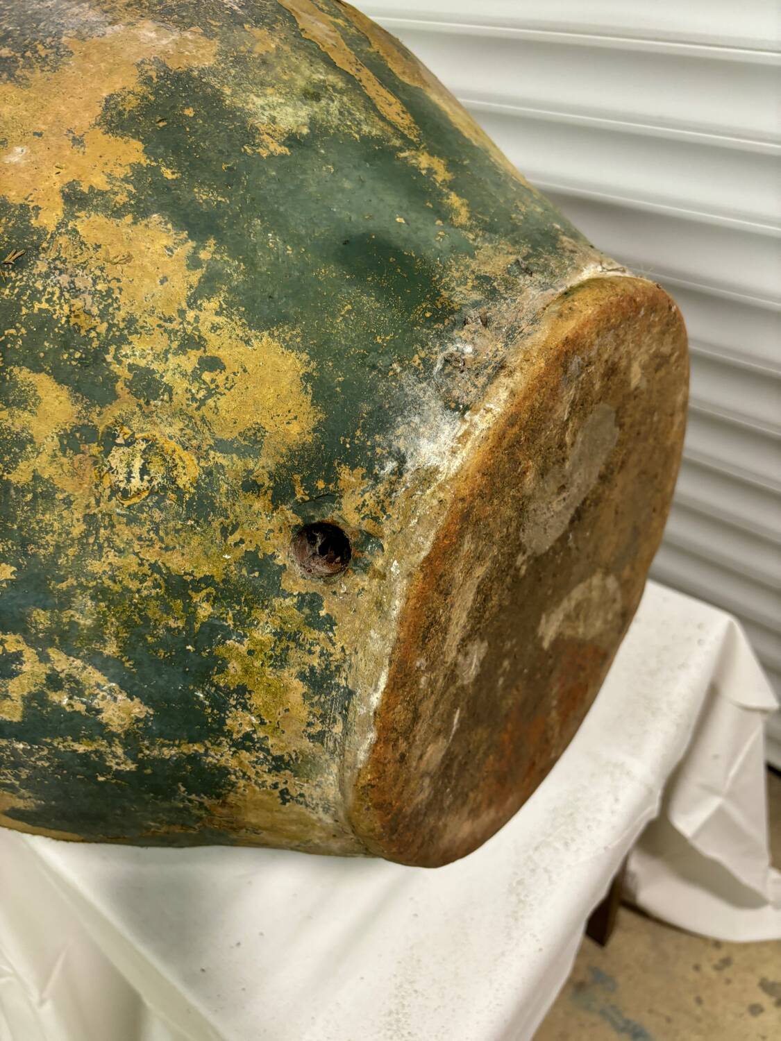 Large terracotta Biot jar