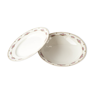 Duo of porcelain dishes from Limoges