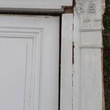 Boiserie XIX° 2x2 portes miroir Louis Philippe H2,46m L4,5m