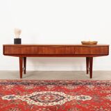 Teak lowboard, Danish design, 1970s, production: Denmark