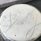 Saint Amand signed Bady sandstone vase