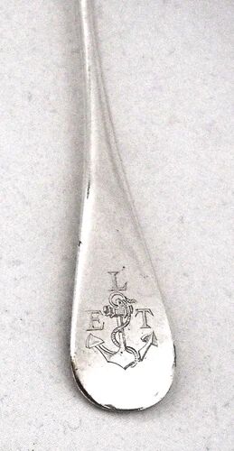 Christofle Baguette marine silver-plated cutlery, 16 dessert forks.