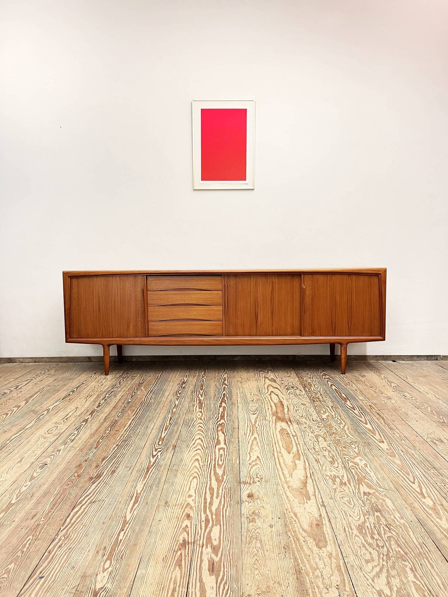 Danish Mid-Century Modern Sideboard in Teak by Axel Christensen Odder Furniture, 1960s
