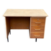 Vintage Scandinavian wooden desk from the 1970s.