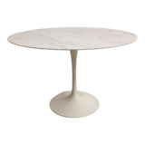 Marble round dining table, Eero Saarinen, Knoll International