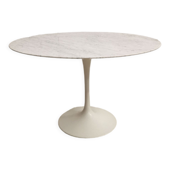 Table de repas ronde marbre, Eero Saarinen, Knoll International