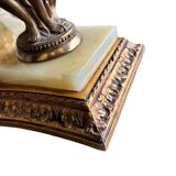 Vintage coffee table in onyx / Deknudt side table