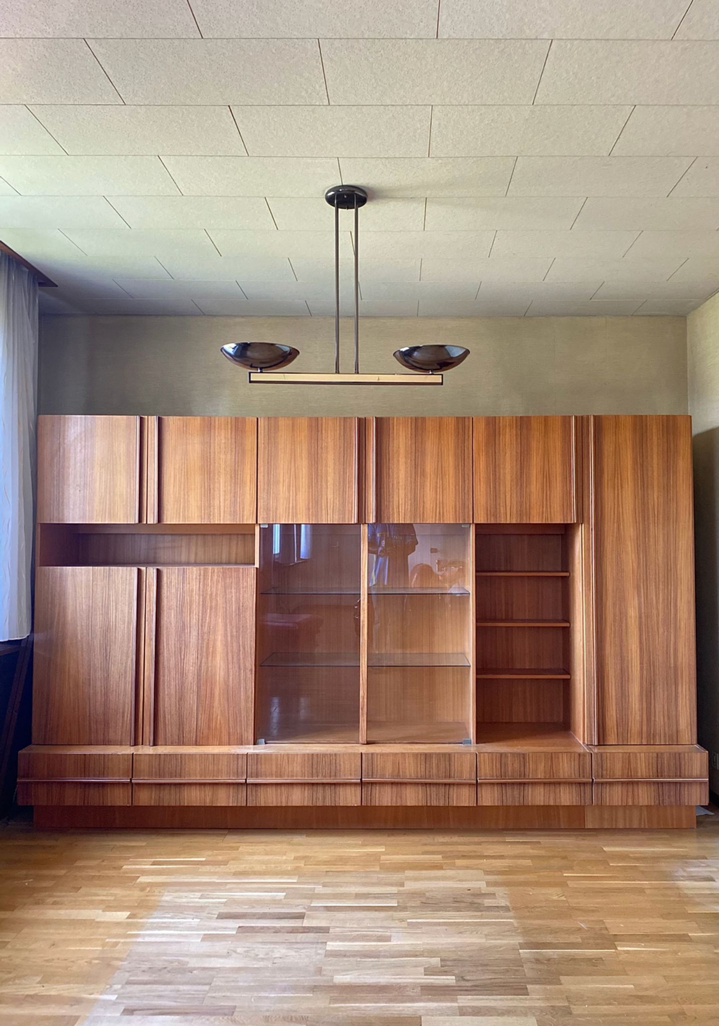 Wall unit / bookcase Italian Luigi Bartolini 1960