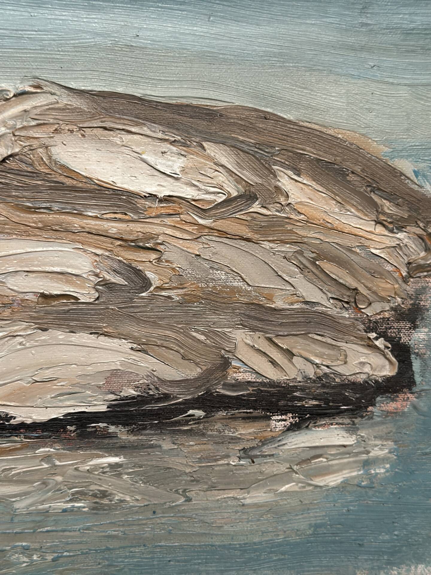 Swedish Oil on Canvas – “The Bohuslän Mountain” by Nils Olsson