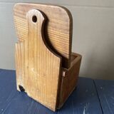 Old wooden salt box