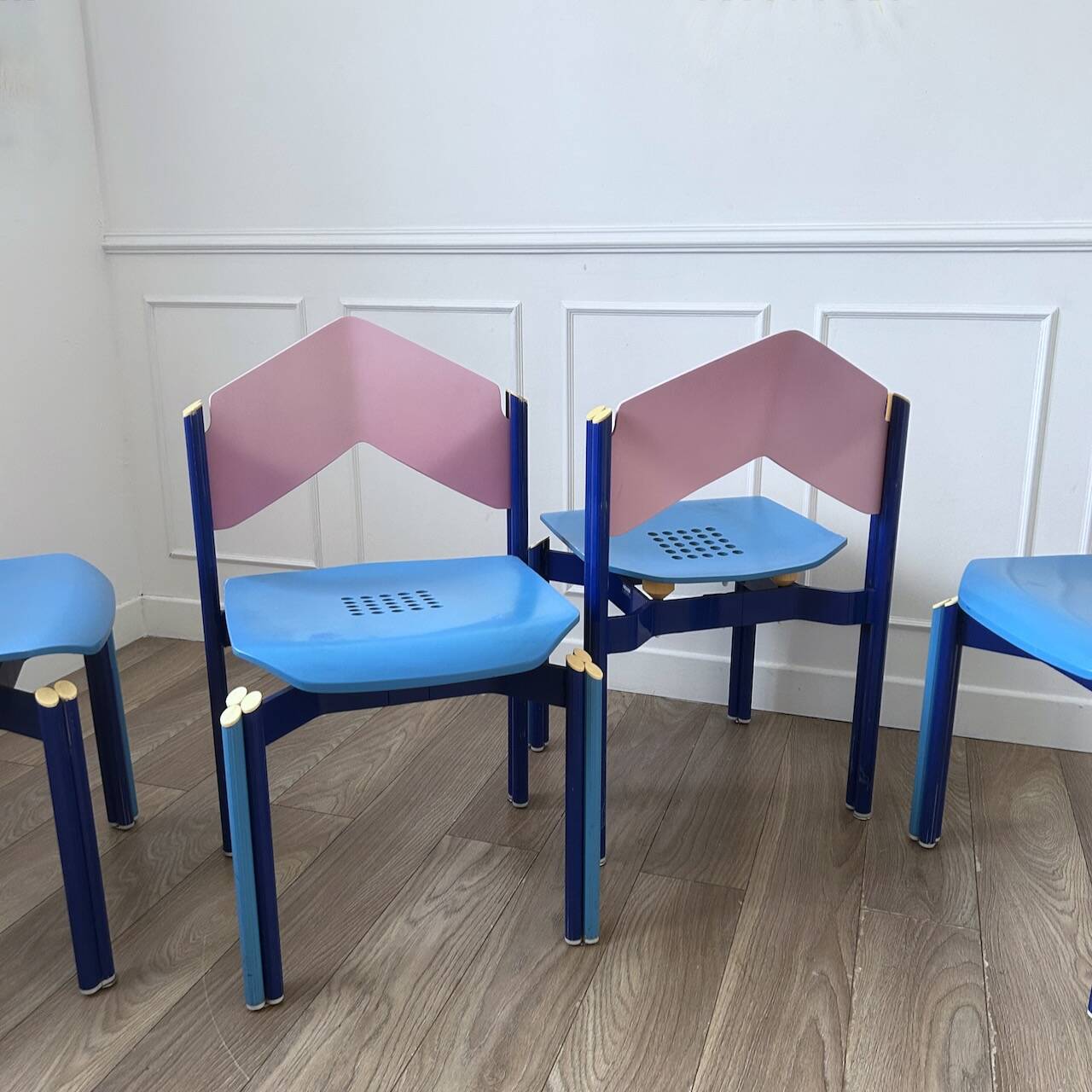 Set of 4 chairs from the 80s