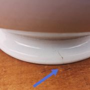 Old collection bowl Creil and Montereau model Japan