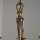 French Vintage 5 Light Quality Brass Chandelier with Scroll Acanthus Arms 5452