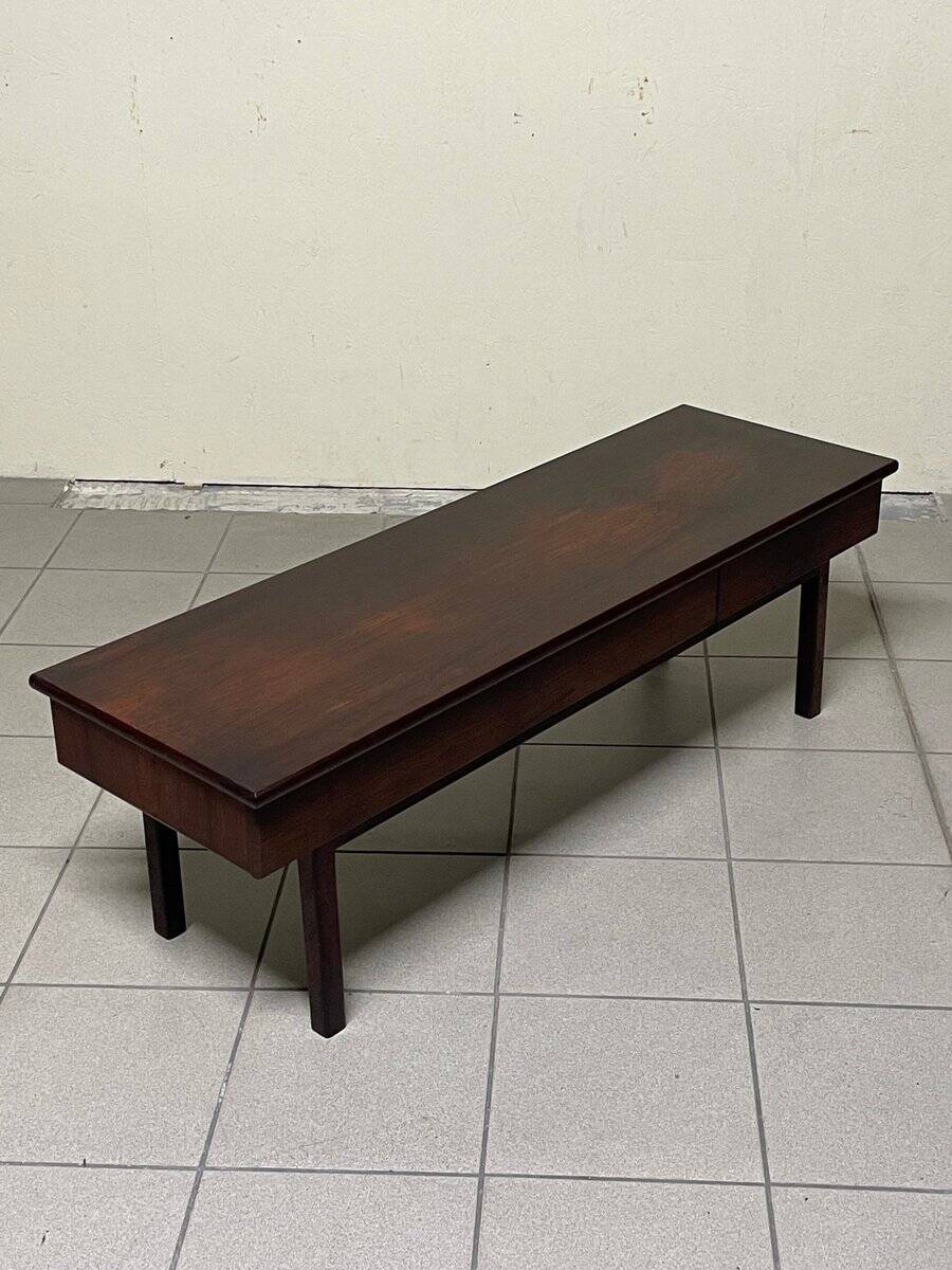 Table with three integrated drawers, 1960s.