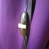 Vintage floor lamp - 40s , wrought iron with scroll feet