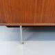 Vintage modernist enfilade in rosewood and chrome metal from the 60s and 70s.