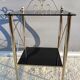 Desserte or et opaline noire vintage 70