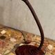 Art Deco lamp ERPE no 40 - Belgium 1930s/40s - Swan Neck Cast Iron