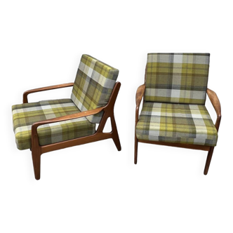 Pair of Scandinavian armchairs