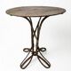 Table de jardin Eiffel en fer forgé riveté du XIXe