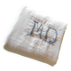 Drap ancien en lin monogrammé 3,20x2,30 m