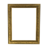 Wooden frame and gilded stucco for painting