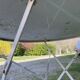 Round folding metal table – circa 1950