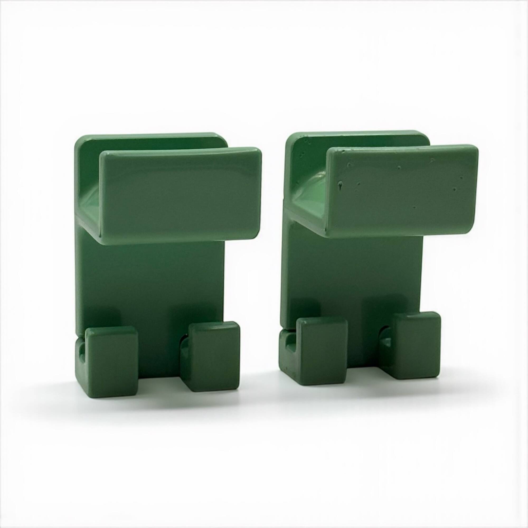 Teal Green Olaf von Bohr Gedy Hooks, Italy 1970s – Space Age Design