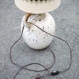 Vintage Germany 486-38 floor lamp, Scheurich XL lamp, ceramic floor lamp with lampshade
