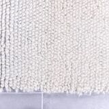 Tapis turc en laine fait main bleu et blanc 4x7, 135x213 cm