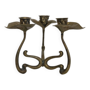 Chandelier feuilles en