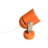 Orange space age wall lamp, designed by S. Indra, Czechoslovakia, 1970s.