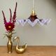 Vintage glass lampshade suspension