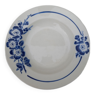 Deep plate blue flowers Badenviller