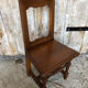 Ancienne chaise lorraine bébé enfant bois brut vintage