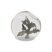 Vase biseauté étain