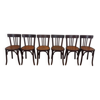6 chaises bistrot Baumann
