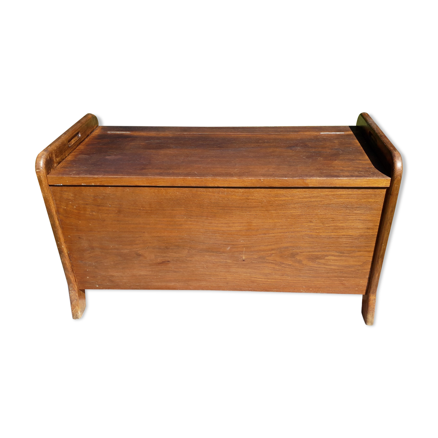 Solid oak chest