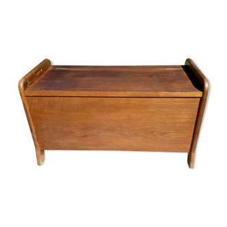 Solid oak chest
