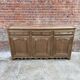Bleached solid oak sideboard / buffet cabinet – 204 cm