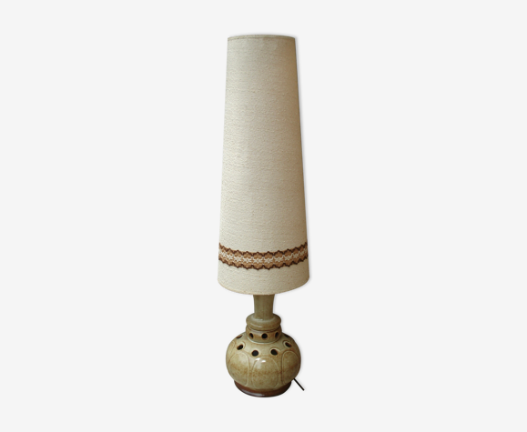 Lampe de sol vintage ceramique 1970