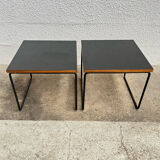 Pair of Pierre Guariche flying tables for Steiner
