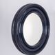 Vintage 1970s Italian design blue plastic wall mirror