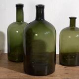 Anciennes bouteilles vert olive (vers 1920). Ensemble 3 pièces #11