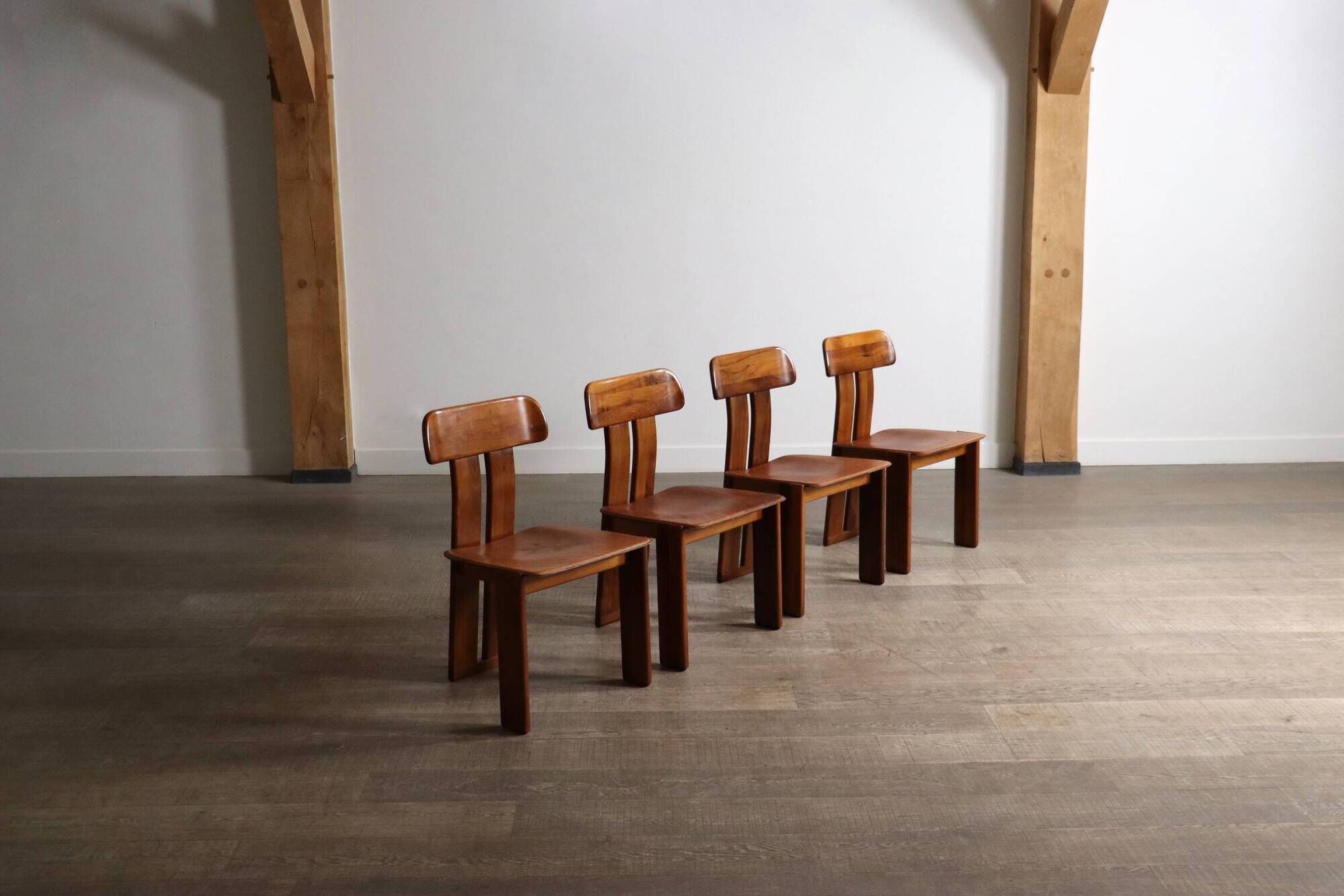 Mario Marenco Sapporo dining chairs Mobil Girgi Italy 1970s