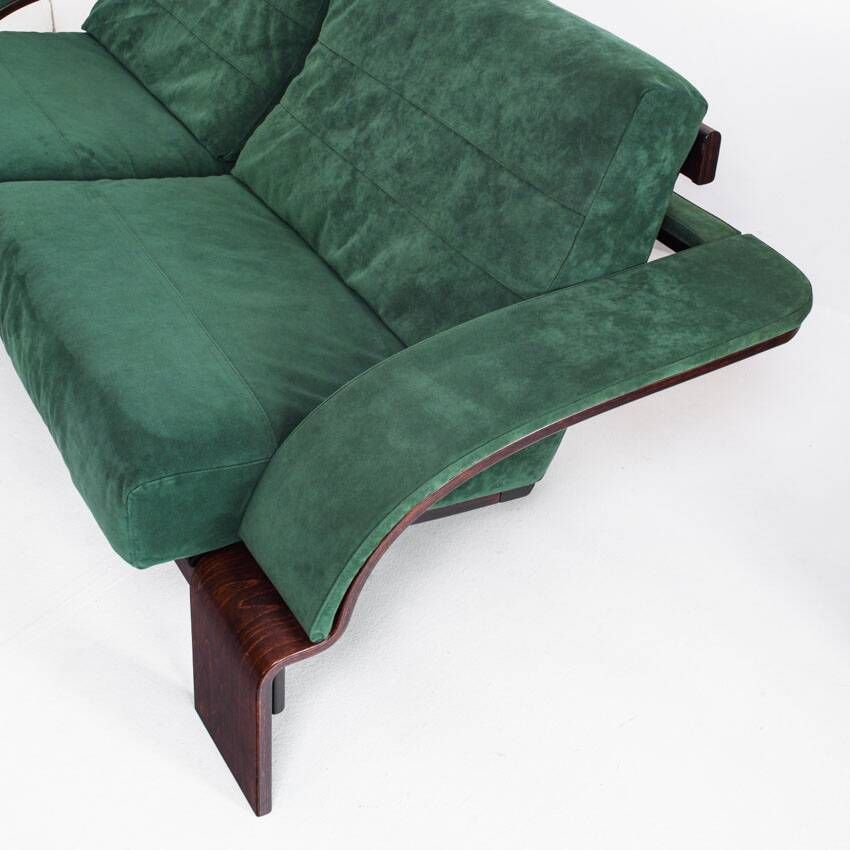 Vintage 3-4 seater canapé in alcantara. Åke Fribyter for Nelo Möbel 90s.