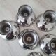 Dessert / ice cream bowls in stainless steel, Guy Degrenne style.