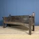 Antique Spanish chestnut wood bench from the 18th century